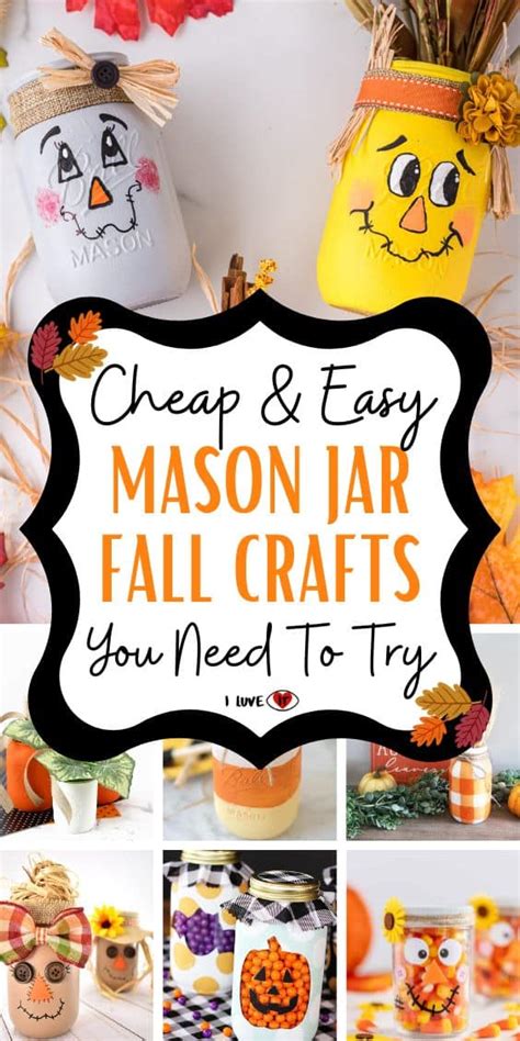 27 Stunning Mason Jar DIY Fall Crafts - I Luve It