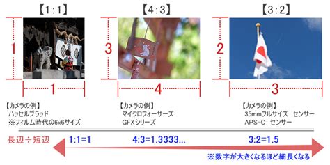 アスペクト比を理解する プロフェッショナルプリント