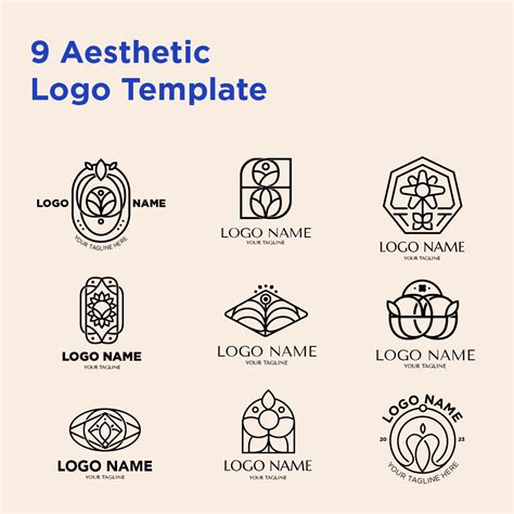 Aesthetic Logo Template - LUPA CREATIVES