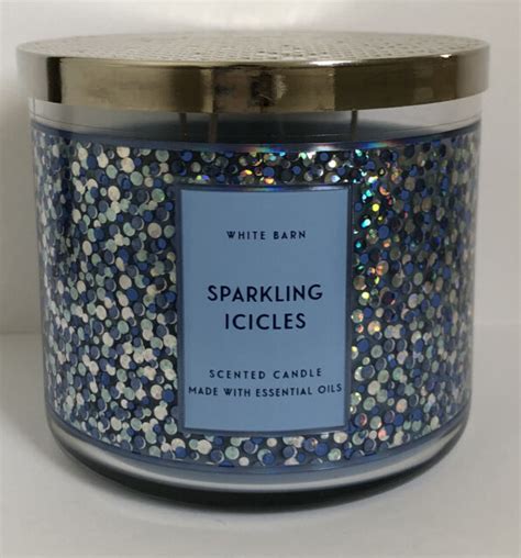 Bath And Body Works Sparkling Icicles Large 3 Wick 14 5 Oz Candle Ebay