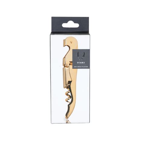 gold plated corkscrew  viski cocktail emporium
