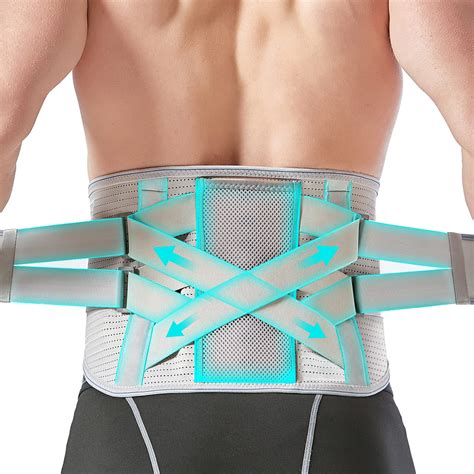Posture Corrector, Comfy Back Support Brace, Lower Lumbar Belt for Pain
