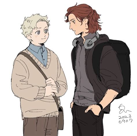 Pin By Nina Islas On Andmore Drawin Good Omens Book Cute Gay