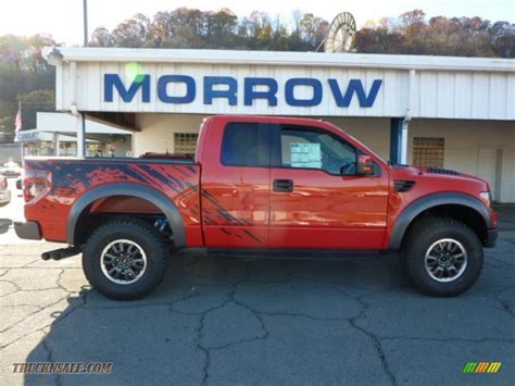 2010 Ford F150 Svt Raptor Supercab 4x4 In Molten Orange Tri Coat D75587 Truck N Sale