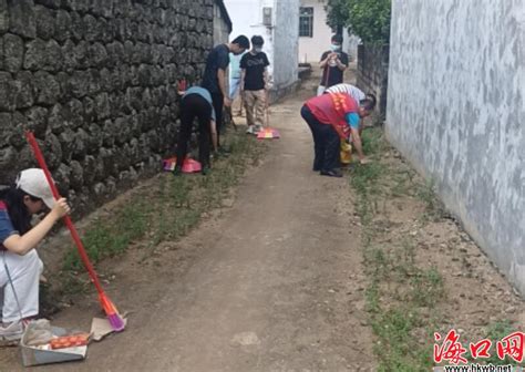 海口琼山区开展爱国卫生运动义务劳动海口网