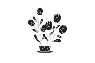 Flowers Illustration Icon Line Style Graphic By Samagata Creative Fabrica