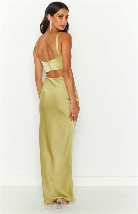 Sarah Green Corset Formal Maxi Dress Beginning Boutique Us