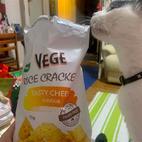 Vege Rice Crackers Tasty Cheese Flavour Review Abillion