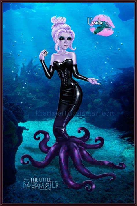 Ursula Little Mermaid By Kharis Art On Deviantart