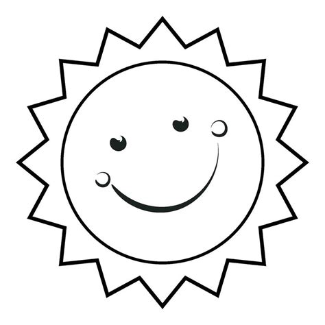 Cute Sun Art. Happy Sun for print. Smiling Sun vector illustration use ...