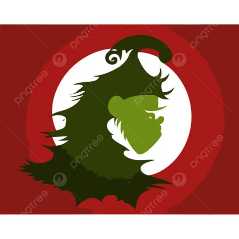 Silhouette Grinch, Sticker Clipart How The Grinch Stole Christmas ...