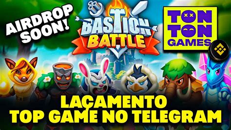 Bastion Battle NOVO Game PROMISSOR No Telegram TON TON Games YouTube