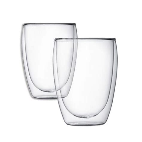 Bodum Double Walled Pavina Glass Mug Pair Robert Dyas