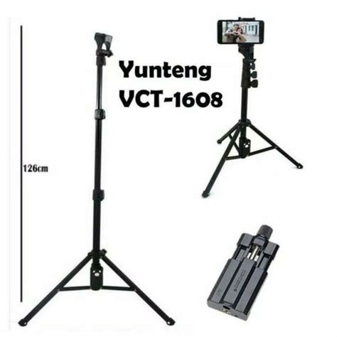 Jual Tongsis Tripod 2in1 Yunteng VCT 1608 Remot Shutter Bluetooth HP