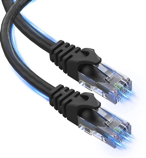 25ft Cat6 Ethernet Cable - UTP CAT 6 RJ45 LAN Patch for PCs, Xbox, PS ...