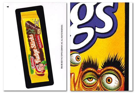 Wacky Packages Monthly Series January 2022 Sticker 4 Fudge Stinks