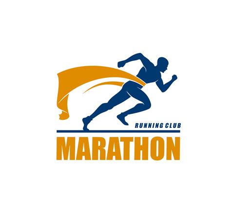 Marathon Run Sport Icon Sport Competition Symbol 23843671 Vector Art