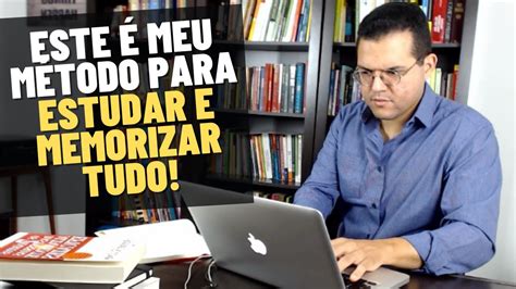 Como Eu Estudo Meu M Todo De Estudo Professor Piccini Youtube