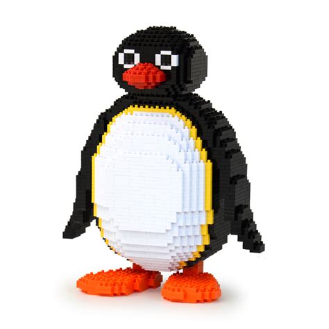 Pingu (Pingu) Brick Sculpture (JEKCA Lego Brick) DIY Kit - Building Toy ...