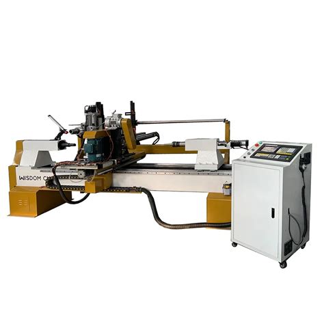 Wisdom Cnc Multi Functional Atc Wood Turning Lathe Machine With