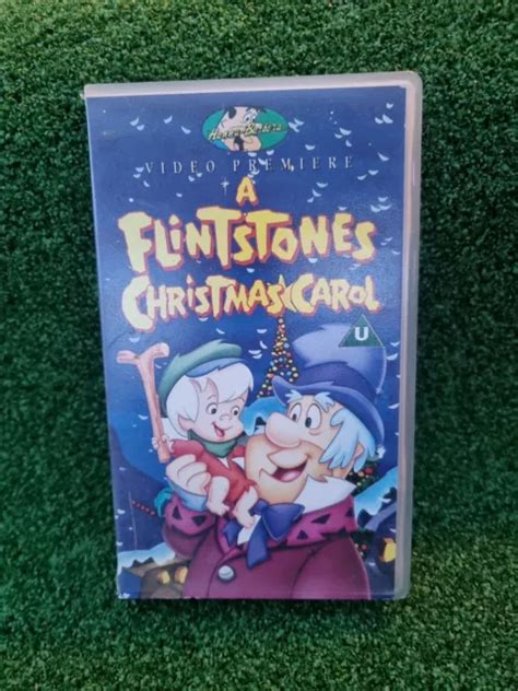 A FLINTSTONES CHRISTMAS Carol Video Tape VHS Vintage Collectable ...