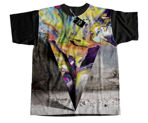 Camiseta Camisa psicodélica Rave Psy Trance Trippy 3d psicodélico