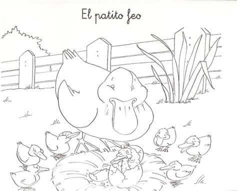 Dibujos Del Patito Feo Para Colorear