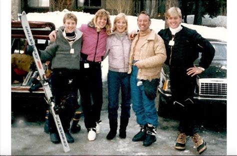 William Zabka on a skiing trip with his family, 1984 : williamzabka