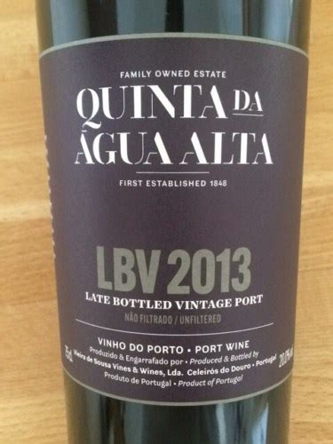 Vieira De Sousa Quinta Da Agua Alta Late Bottled Vintage Port Vivino