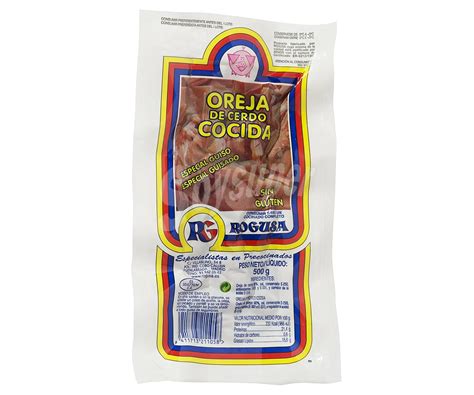 Rogusa Oreja De Cerdo Cocida Elaborada Sin Gluten Y Especial Para