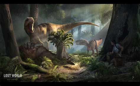 Artstation Lost World Returns B I M A Prehistoric Wildlife