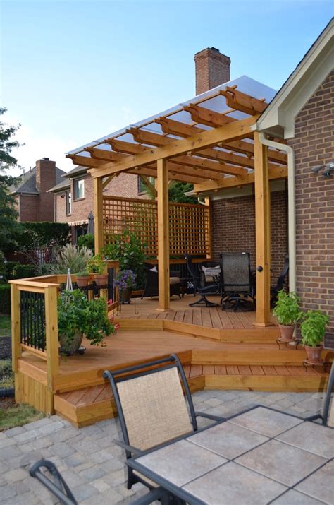 Pergolas - Traditional - Deck - Other - by American Deck & Sunroom Co.