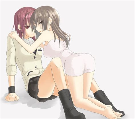 Iwasawa Masami And Hisako Angel Beats Drawn By Chirosuke Nameless