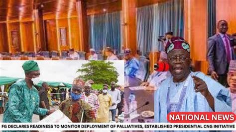 Fg Declares Readiness To Monitor Deployment Of Palliatives Established