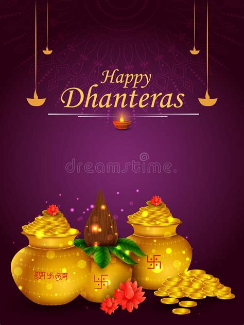 Papel De Parede De Dhanteras E De Diwali Para Cumprimentos Foto De