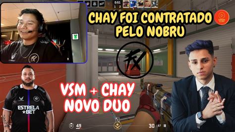 CHAY NOVO DUO DO VSM NO FLUXO CHAY FOI CONTRATADO PELO FLUXO YouTube