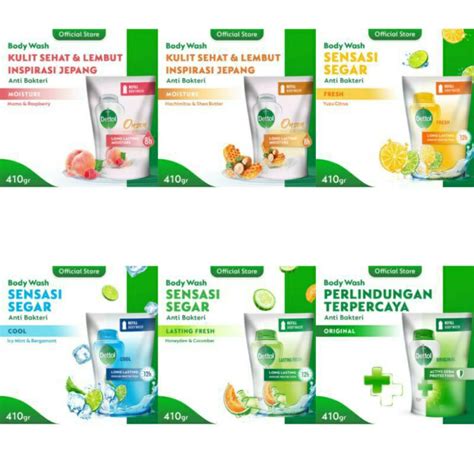 Jual Dettol Body Wash Gr Dettol Sabun Cair Ml Shopee Indonesia