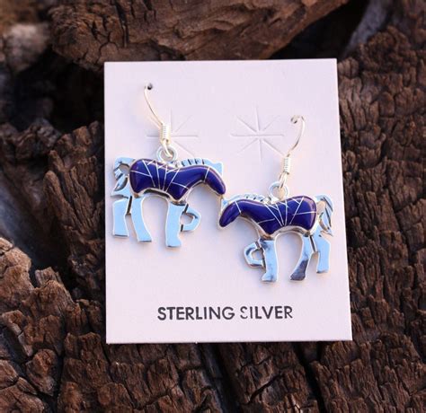 Horse Jewelry Lapis Inlay Horse Western Jewelry Lapis Lazuli Etsy