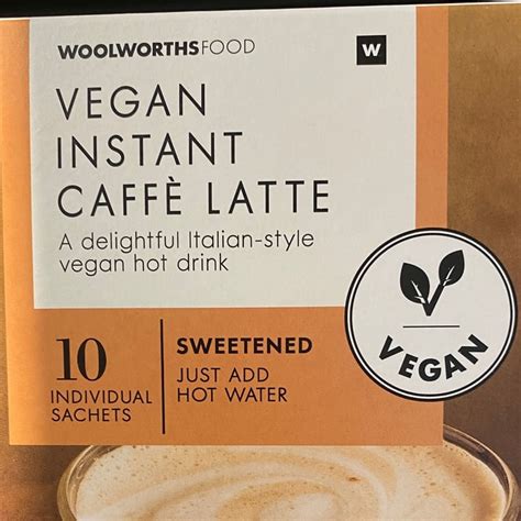 Woolworths Food Vegan Instant Caf Latte Review Abillion