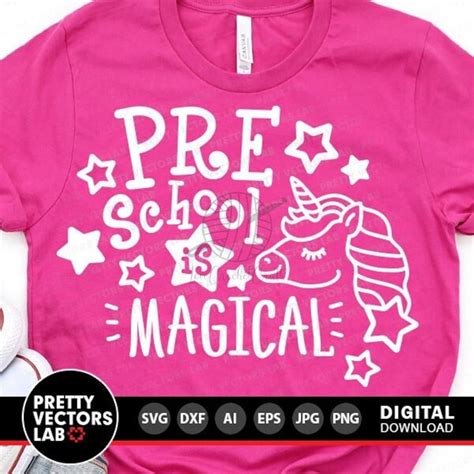 Preschool Is Magical Svg Back To School Svg Girls Shirt Sv Inspire