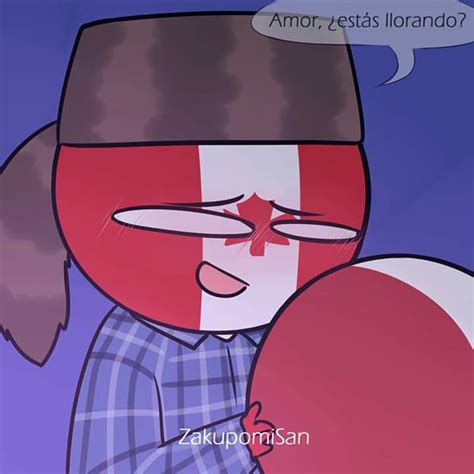 An Animated Image Of A Person With A Red And White Flag On Their Head