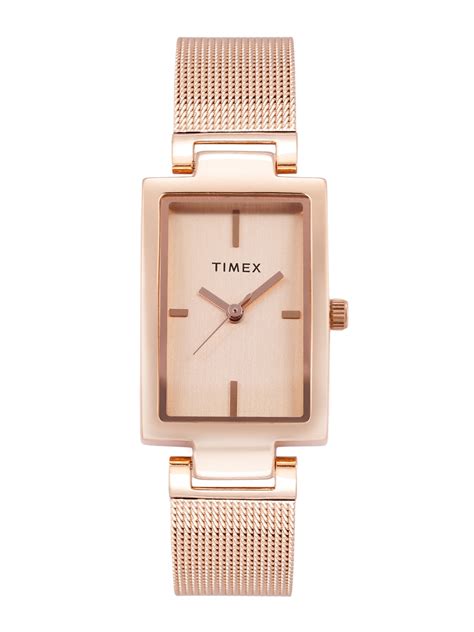 Buy Timex Women Rose Gold Toned Analogue Watch Twel11309 Watches For Women 14503148 Myntra