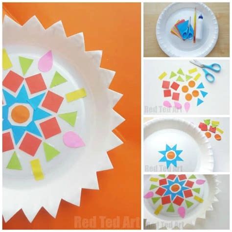 Diwali Rangoli Designs Paper Plate Rangoli Craft