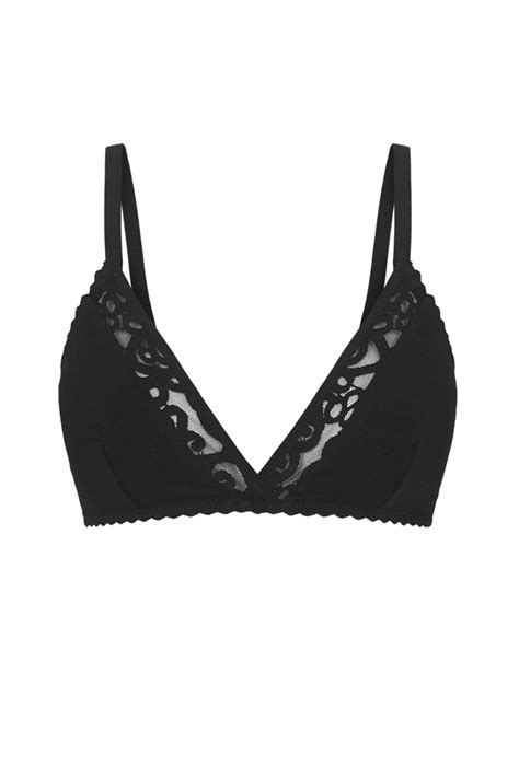 Kitty Bralette In Black Organic Cotton Bralette Eco Intimates Eco