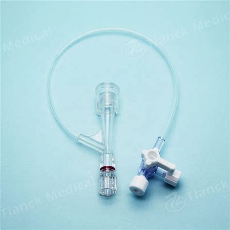 Tianck Push Pull Y Connector Disposable Medical Cardiology Ptca