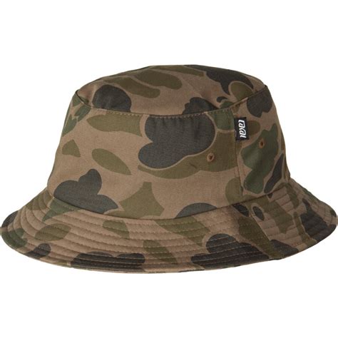 Lakai Camo Bucket Hat Sun Rain Safari Hats Backcountry