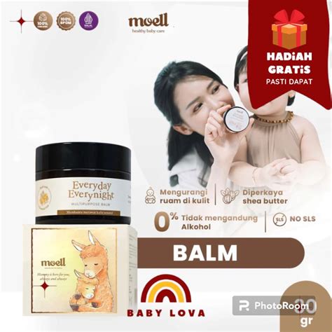 Hadiah Gratis Moell Multipurpose Balm Bayi Krim Ruam Kemerahan