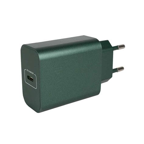 Adaptador De Parede Usb C Pd W Verde Pd Charger Iwill