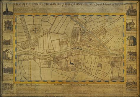 Plan of the town of Spalding in South Holland, Lincolnshire – The Fens App