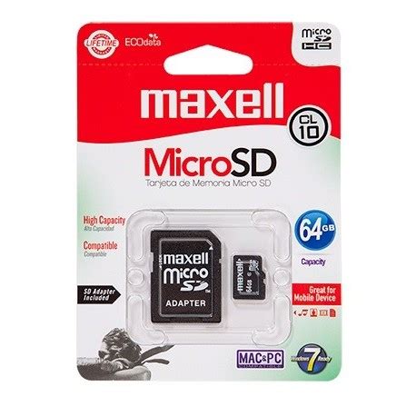 Micro SD MAXELL 64GB MegaTek